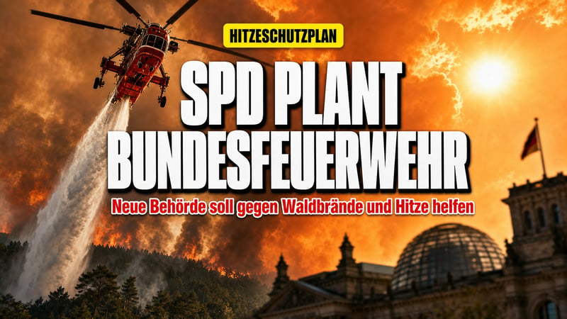 SPD will „Bundesfeuerwehr": Neue Behörde gegen die Hitze?