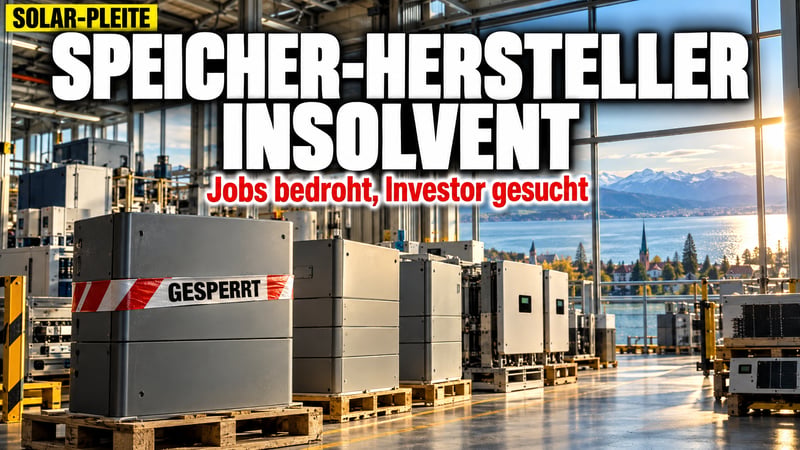 Speicher-Pleite am Bodensee: RCT Power stürzt in die Insolvenz!
