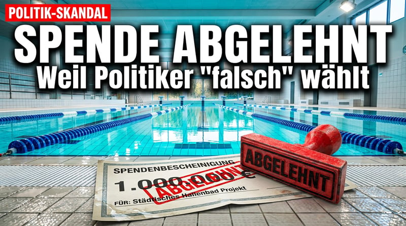 Spende abgelehnt, weil der Geldgeber „falsch“ wählt: Gesinnungswahn statt Schwimmkurs in Bremerhaven