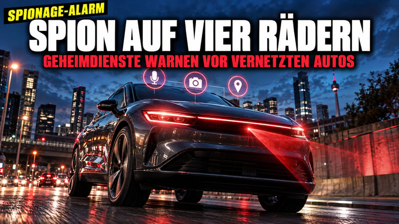 Spion auf vier Rädern: Geheimdienste warnen vor dem eigenen Auto!