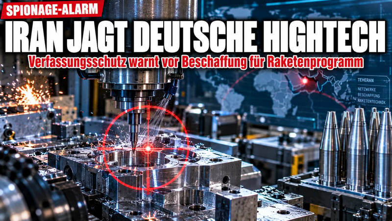 Spionage-Alarm: Iran jagt deutsche Hightech für seine Raketen!