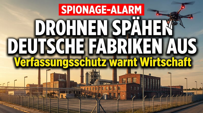Spionage aus der Luft: Wenn die Drohne zum Werkzeug des Wirtschaftskriegs wird