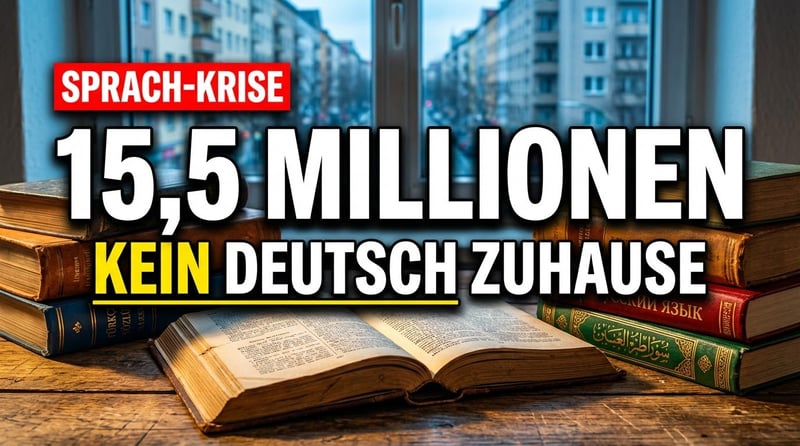 Sprachliche Parallelgesellschaften: 15,5 Millionen Menschen in Deutschland sprechen zu Hause kein Deutsch