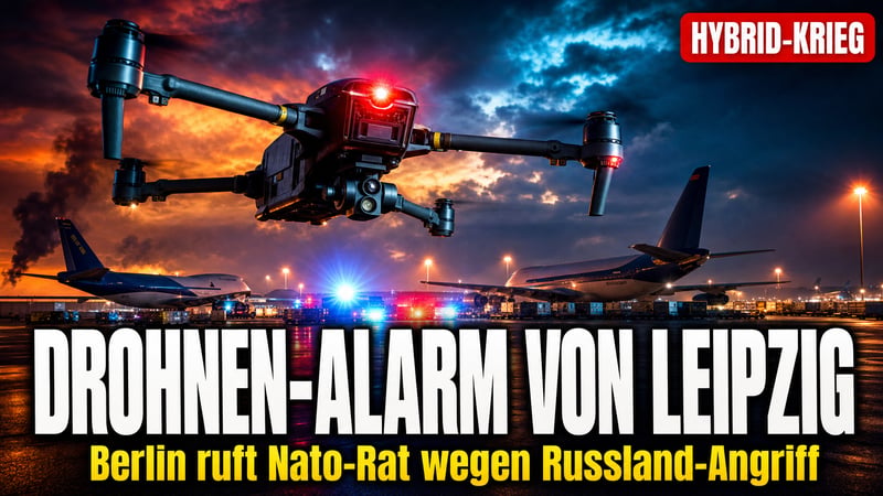 Sprengstoff-Drohne von Leipzig: Berlin zerrt Moskau vor den Nato-Rat
