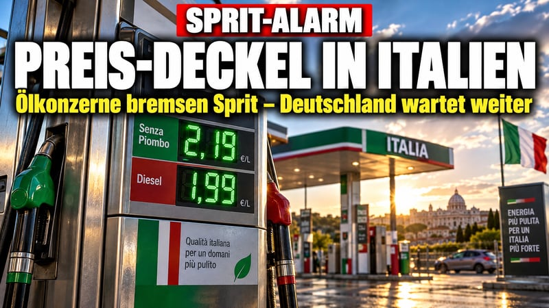 Sprit-Deckel in Italien: Ölriesen bremsen Preise – und Deutschland?