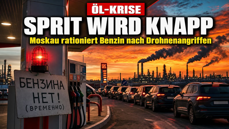 Sprit-Rationierung in Moskau: Putins Öl-Imperium wankt