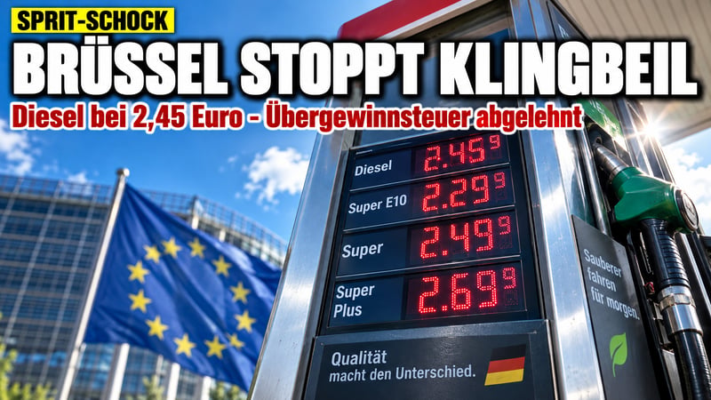 Sprit-Schock: Brüssel lässt Klingbeil mit Übergewinnsteuer auflaufen