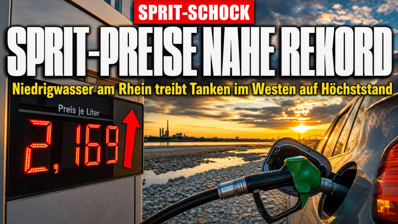 Sprit-Schock im Westen: Tanken fast so teuer wie noch nie!