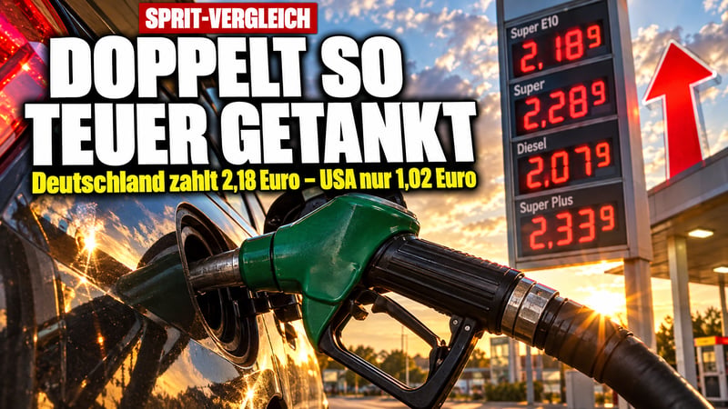 Sprit-Schock made in Germany: Warum Amerikaner halb so viel zahlen!