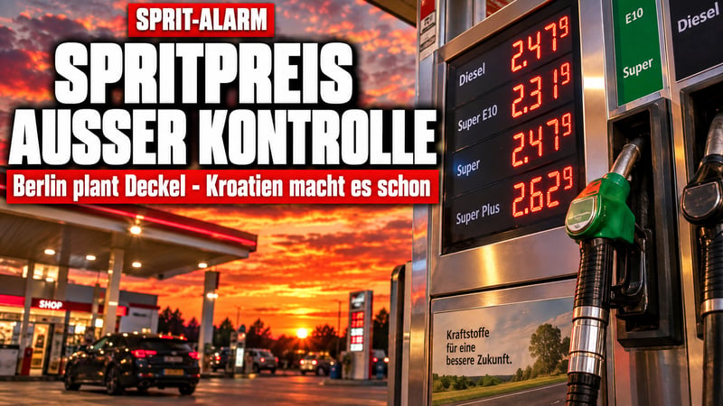 Sprit-Wahnsinn in Europa: Berlin plant den Deckel, Zagreb zieht durch!