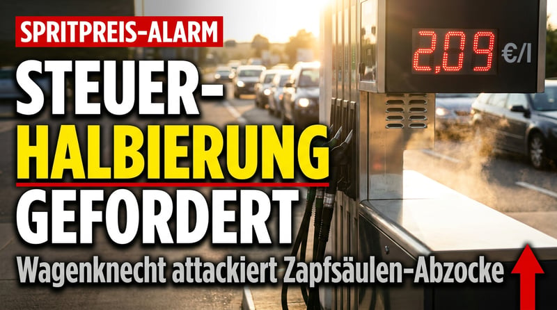 Spritpreis-Schock an der Zapfsäule: Wagenknecht fordert Halbierung der Steuern – und legt damit den Finger in eine offene Wunde