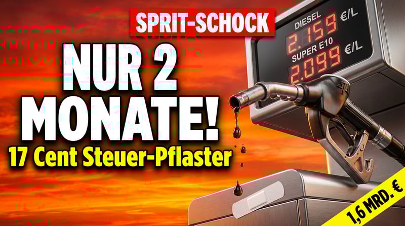 Spritpreis-Schock: Merz verordnet Deutschland ein Zwei-Monats-Pflaster gegen die Energiekrise