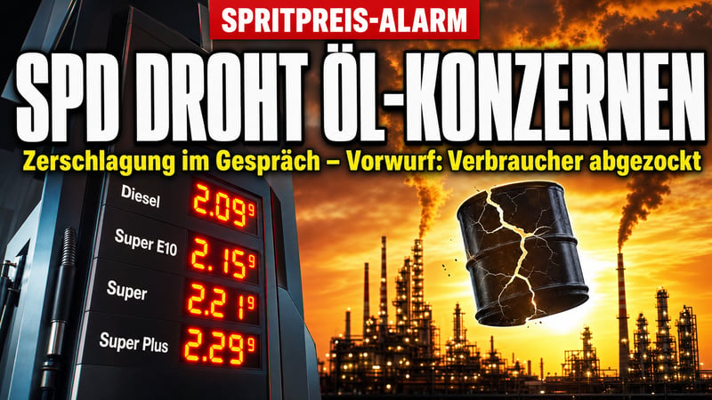 Spritpreis-Schock: SPD will die Öl-Konzerne zerschlagen!