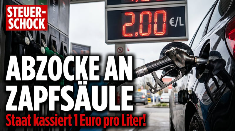 Spritpreis von zwei Euro: Wie der Staat den Bürger an der Zapfsäule schröpft