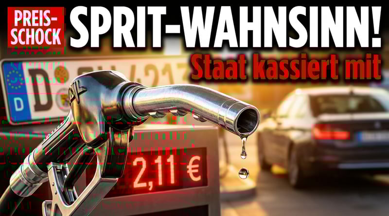 Spritpreis-Wahnsinn: Wie der Staat an der Zapfsäule mitkassiert – und die Bürger zahlen die Zeche