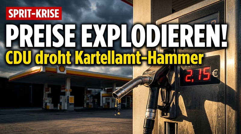 Spritpreise explodieren: CDU schwingt die Kartellamt-Keule – doch reicht das?