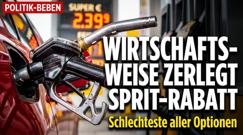 Spritrabatt als Beruhigungspille: Wirtschaftsweise zerlegt Koalitionsbeschluss