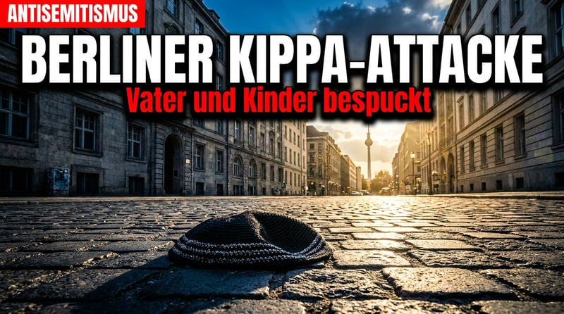 Spuckattacke auf Vater mit Kippa: Wenn der importierte Judenhass auf Berlins Straßen eskaliert