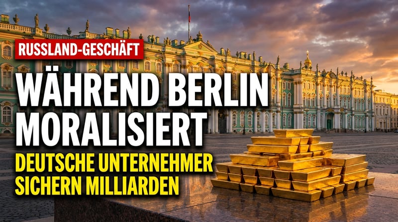 St. Petersburg ruft: Während Berlin moralisiert, sichern sich kluge Unternehmer den Zugang zum russischen Markt