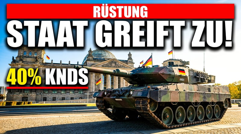 Staat greift nach dem Panzerbauer: Berlin steigt bei KNDS ein – und sucht nun den Ankerinvestor