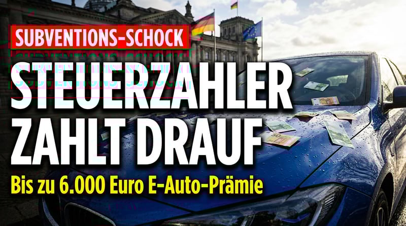 Staatliche Kaufprämie für E-Autos: Wenn der Steuerzahler wieder einmal die Zeche zahlt