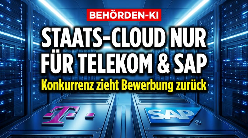 Staats-KI made in Germany: Telekom und SAP sollen Behörden-Cloud zimmern – während die Konkurrenz das Weite sucht