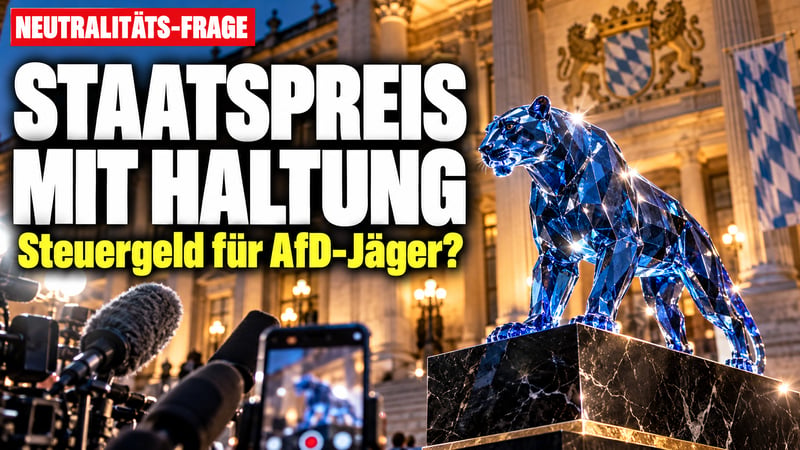Staatspreis für AfD-Konfrontation: Wie neutral ist der Blaue Panther?