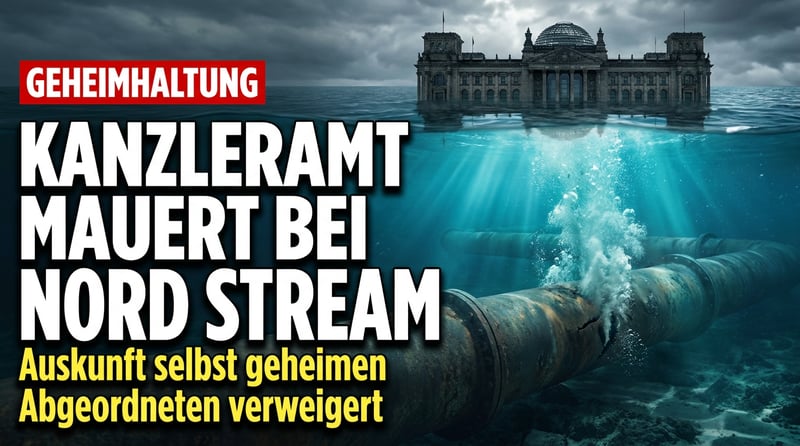 Staatswohl als Schutzschild: Kanzleramt mauert bei der Frage, ob Berlin vor der Nord-Stream-Sprengung gewarnt wurde