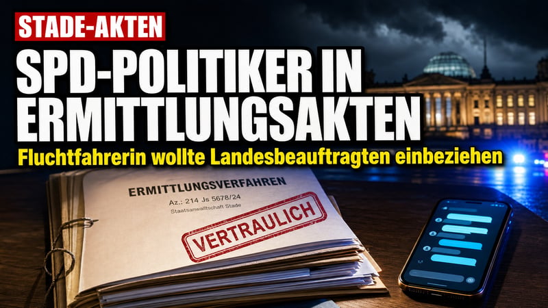 Stade-Akten: Fluchtfahrerin wollte SPD-Mann ins Spiel bringen