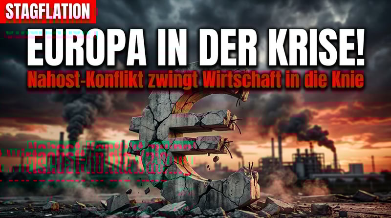 Stagflation im Euroraum: Wie der Nahost-Konflikt Europas Wirtschaft in die Knie zwingt
