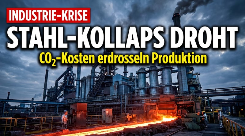 Stahl am Abgrund: Wie die grüne CO₂-Religion Deutschlands Industrieherz erstickt