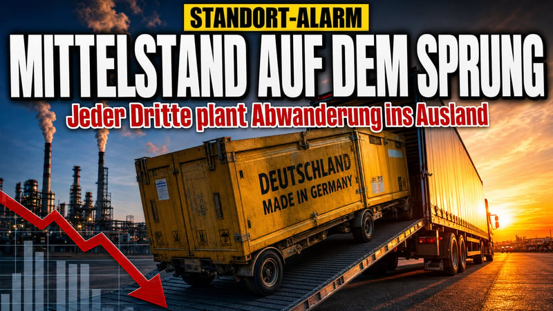 Standort-Alarm: Jeder dritte Mittelständler denkt an Abwanderung