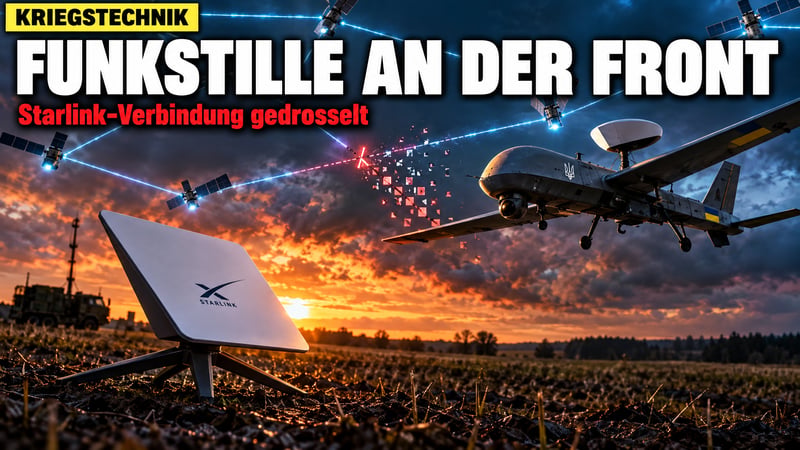 Starlink-Bremse an der Front: Zieht Musk der Ukraine den Stecker?