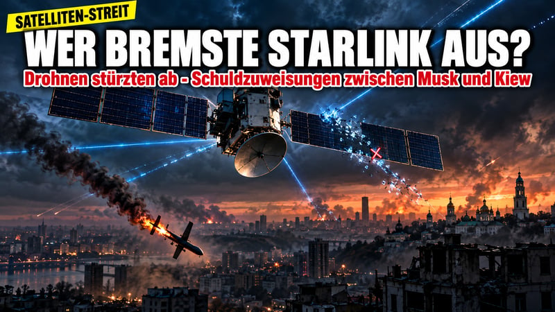 Starlink-Krimi: Hat Kiew Musks Tempolimit selbst ausgetrickst?