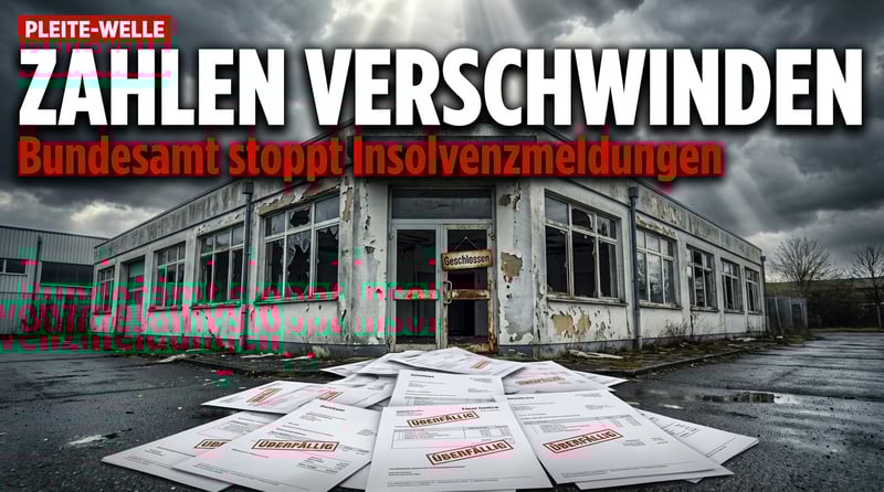 Statistisches Bundesamt zieht den Vorhang zu: Keine vorläufigen Insolvenzzahlen mehr