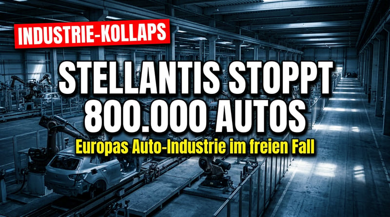Stellantis dreht den Hahn zu: 800.000 Autos weniger – Europas Industrie im freien Fall