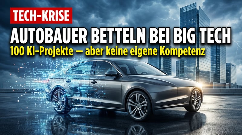 Stellantis klammert sich an Microsoft: Wenn Autobauer bei Big Tech um Hilfe betteln