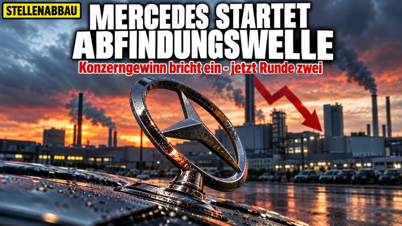 Stern im Sinkflug: Mercedes startet die nächste Abfindungswelle!