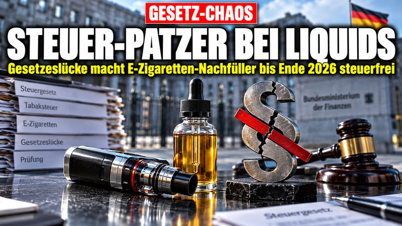 Steuer-Desaster bei Klingbeil: Plötzlich sind E-Zigaretten steuerfrei!