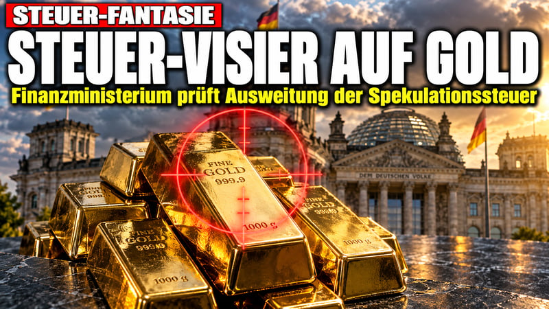 Steuer-Fantasie in Berlin: Nach Bitcoin gerät jetzt Gold ins Visier!