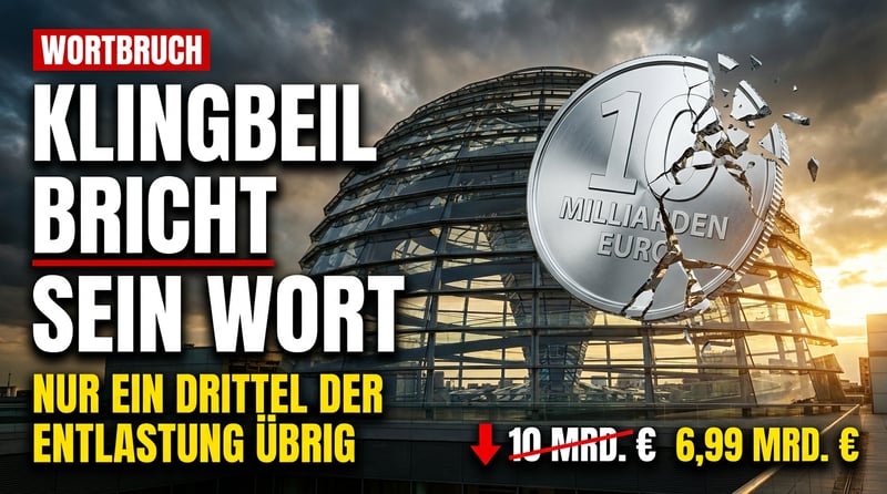 Steuer-Wortbruch? Union geht auf Klingbeil los – von 10 Milliarden bleibt kaum ein Drittel