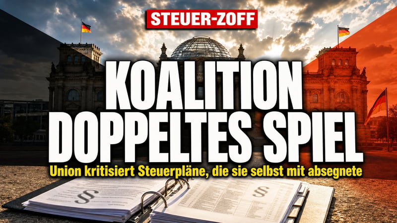Steuer-Zoff in der GroKo: Union segnete Klingbeils Pläne selbst ab