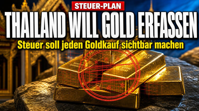 Steuer-Zugriff auf Gold: Thailand will jeden Barren erfassen