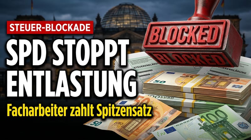 Steuerdebatte in der Koalition: SPD blockiert CDU-Entlastungspläne – und der Bürger zahlt weiter drauf