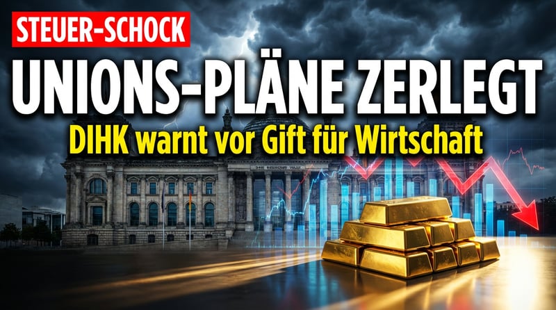 Steuererhöhungen als Wachstumskiller: DIHK zerlegt Unions-Pläne zum Spitzensteuersatz