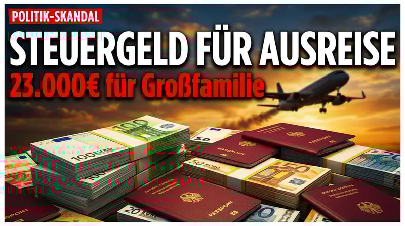 Steuergeld für die Heimreise: Deutschland zahlt Ausreisepflichtigen üppige Prämien