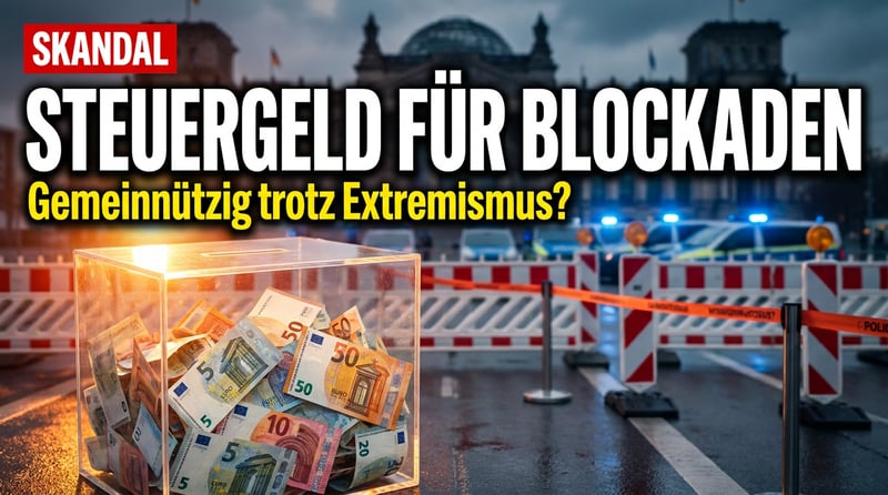 Steuergeld für Straßenblockaden: Wie ein „gemeinnütziger“ Antifa-Verein die Demokratie aushebelt