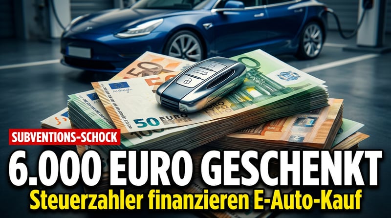 Steuergeld für Stromer: Bundestag beschließt neue E-Auto-Subvention auf Kosten der Allgemeinheit