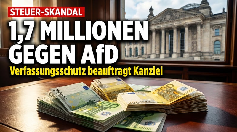 Steuergeld gegen Opposition: Verfassungsschutz pumpte 1,7 Millionen Euro in Anwaltskanzlei für Kampf gegen die AfD