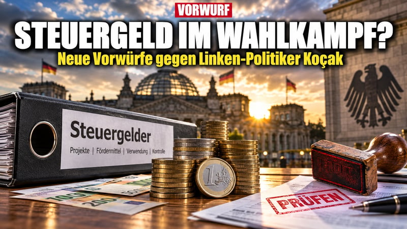 Steuergeld im Wahlkampf? Neue Vorwürfe bringen Linken-Mann Koçak in Not